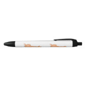 Stylo Noir Chat orange (Haut)
