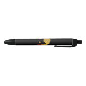 Stylo Noir Chat Rétro Vintage (Bas)