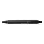 Stylo Noir Chat Silhouette (Dos)