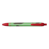 Stylo Noir Châtaigne jument portrait équine art conception ch (Dos)