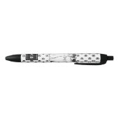 Stylo Noir Chats mignons en Monogramme d'amour (Bas)