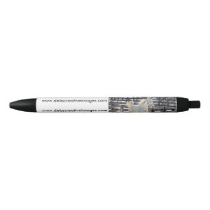 Stylo Noir Cheval blanc galopant