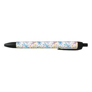 Stylo Noir chevaux décoratifs