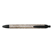 Stylo Noir Cheveux de léopard (Dos)