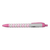 Stylo Noir Chevron (Haut)