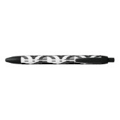 Stylo Noir chevrons chic et design (Dos)