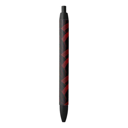 Stylo Noir chevrons modernes chic élégants (devant Vertical)