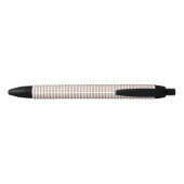 Stylo Noir Chic Brown rayures blanches (Dos)