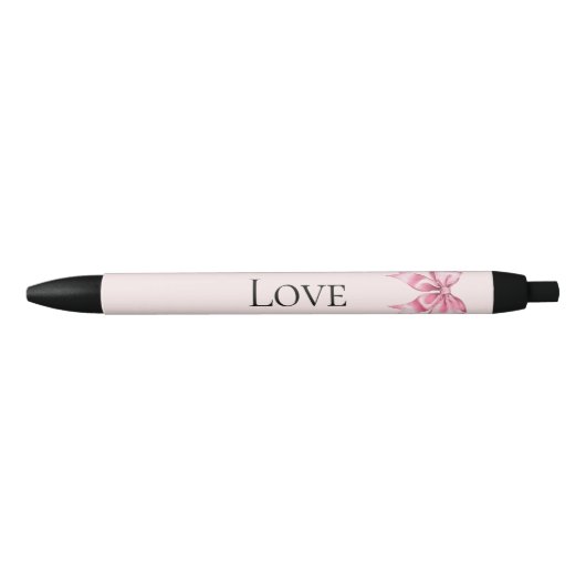 Stylo Noir Chic garçon rose (Devant)