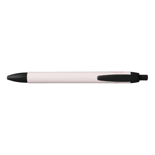 Stylo Noir Chic garçon rose (Dos)