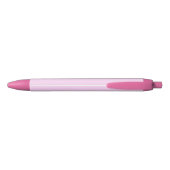 Stylo Noir Chic Pink Lace Nom de la calligraphie (Dos)