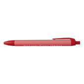 Stylo Noir Chic Red Birthday (Haut)
