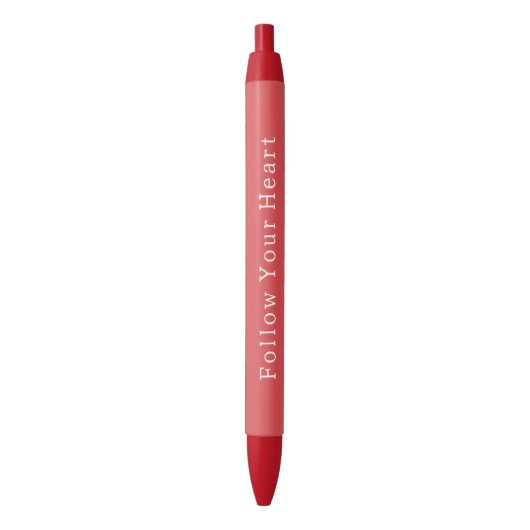 Stylo Noir Chic Red Birthday (devant Vertical)