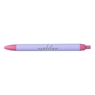 Stylo Noir Chic Vodka Purple Nom de calligraphie