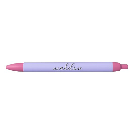 Stylo Noir Chic Vodka Purple Nom de calligraphie (Devant)