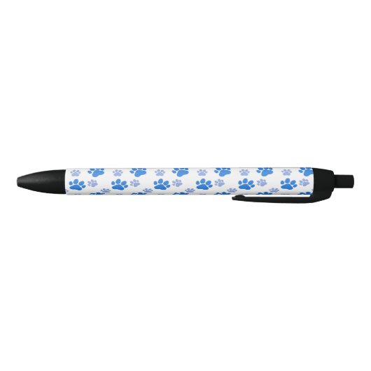 Stylo Noir Chien bleu Empreinte de patte Chien simple Chien A (Bas)