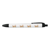 Stylo Noir Chien chiot de Corgi mignon (Haut)
