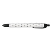 Stylo Noir Chien de caniche _ motif  (Bas)