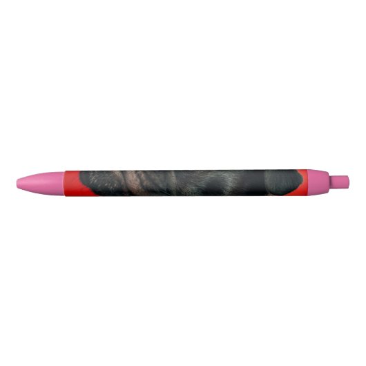 Stylo Noir chien de rojo (Devant)