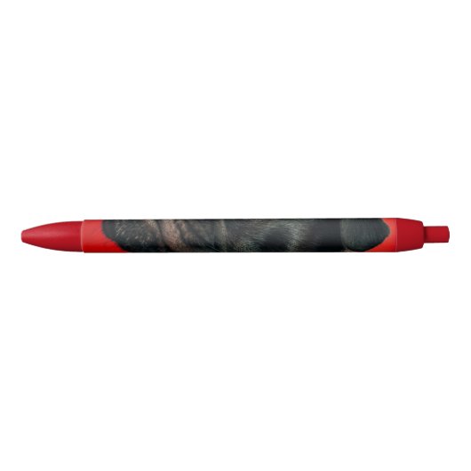 Stylo Noir chien de rojo (Devant)