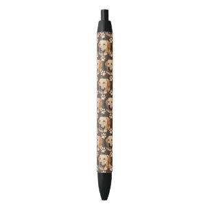 Stylo Noir Chien Motif photo pour animal de compagnie personn