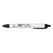 Stylo Noir Chiffre vert pom-pom girl de bâton (Bas)
