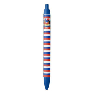 Stylo Noir Chili Drapeau mignon Patriotique