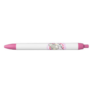 Stylo Noir ChiRadio LLC ™ IceCream LOGO rose PEN