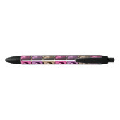 Stylo Noir Chocolat rose violet Poster de animal Mona Lisa (Dos)