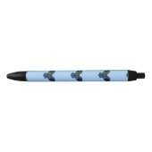 Stylo Noir Chouette bleue (Devant)