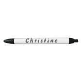 Stylo Noir Christine (Devant)