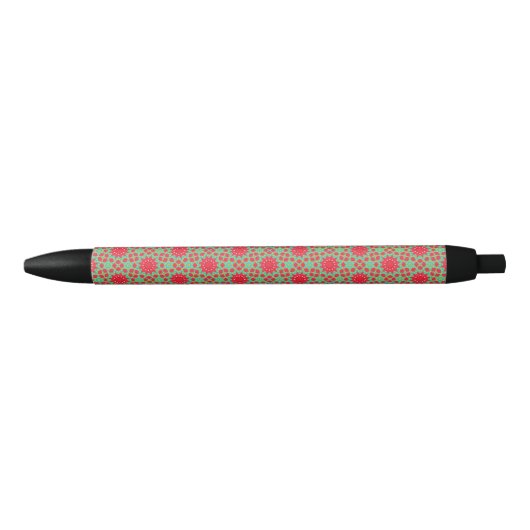 Stylo Noir Christmas Holiday Charm Pattern  (Devant)