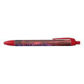 Stylo Noir ciel d'hiver violet (Haut)