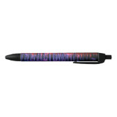 Stylo Noir ciel d'hiver violet (Bas)