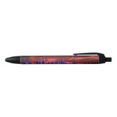 Stylo Noir ciel d'hiver violet (Haut)