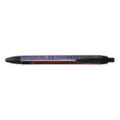 Stylo Noir ciel d'hiver violet (Dos)