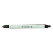 Stylo Noir Cils en Or Menthe (Devant)