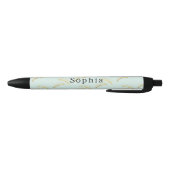 Stylo Noir Cils en Or Menthe (Bas)