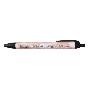Stylo Noir Citation de jardin inspirante bonne plante bon end