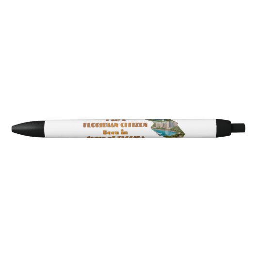 Stylo Noir Citoyen Floridien (Devant)