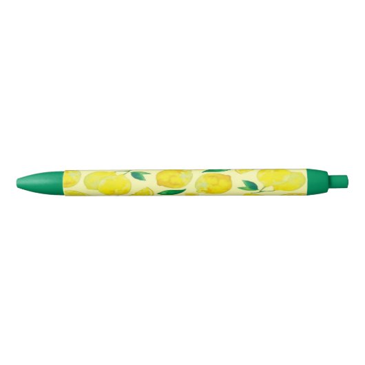 Stylo Noir Citron jaune (Devant)