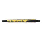 Stylo Noir Citron Jaune Moderne Amusant mignon (Dos)