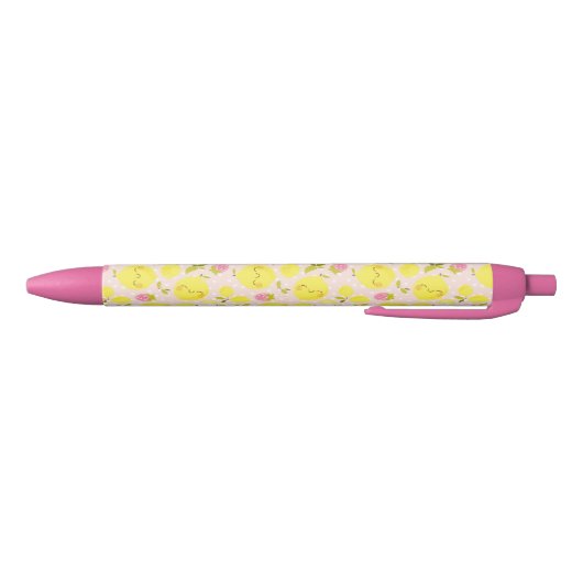 Stylo Noir Citron rose fraise (Bas)
