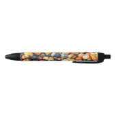 Stylo Noir Citrouilles Colorées C (Bas)
