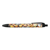 Stylo Noir Citrouilles Colorées C (Haut)