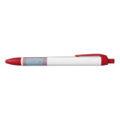 Stylo Noir Claire Red Trim Pen (Haut)