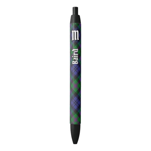 Stylo Noir Clan Baird Tartan (devant Vertical)