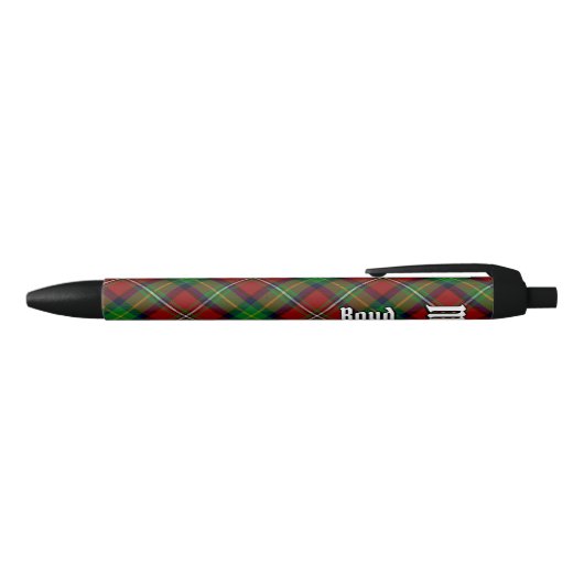 Stylo Noir Clan Boyd Tartan (Haut)