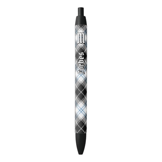 Stylo Noir Clan Forbes robe Tartan (devant Vertical)