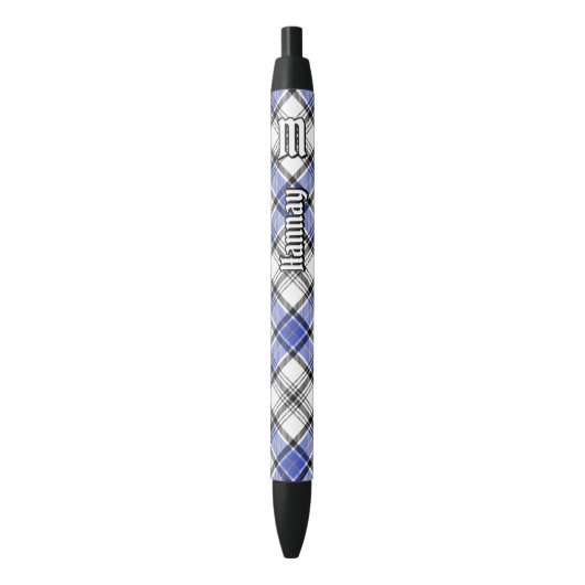 Stylo Noir Clan Hannay Tartan (devant Vertical)